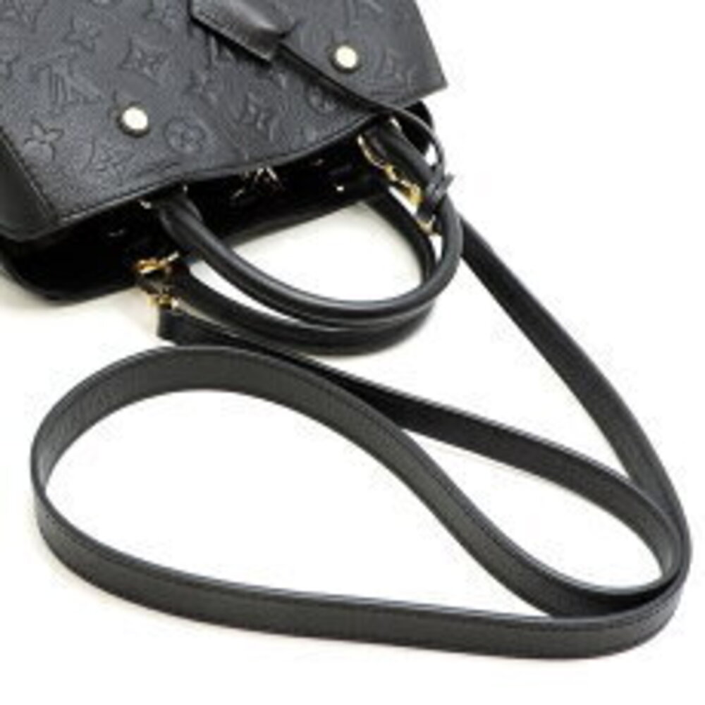 Louis Vuitton Montaigne Handbag Empreinte Noir Black - Picture 5 of 9